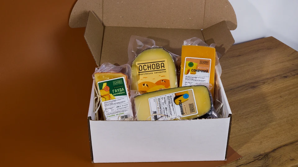 Набір "ВИТРИМАНИЙ СМАК" - Фото 2, крафтовий сир OSNOVA CHEESE