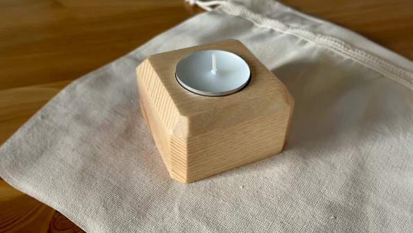 Підсвічник зі свічкою - АКСЕСУАРИ від OSNOVA CHEESE